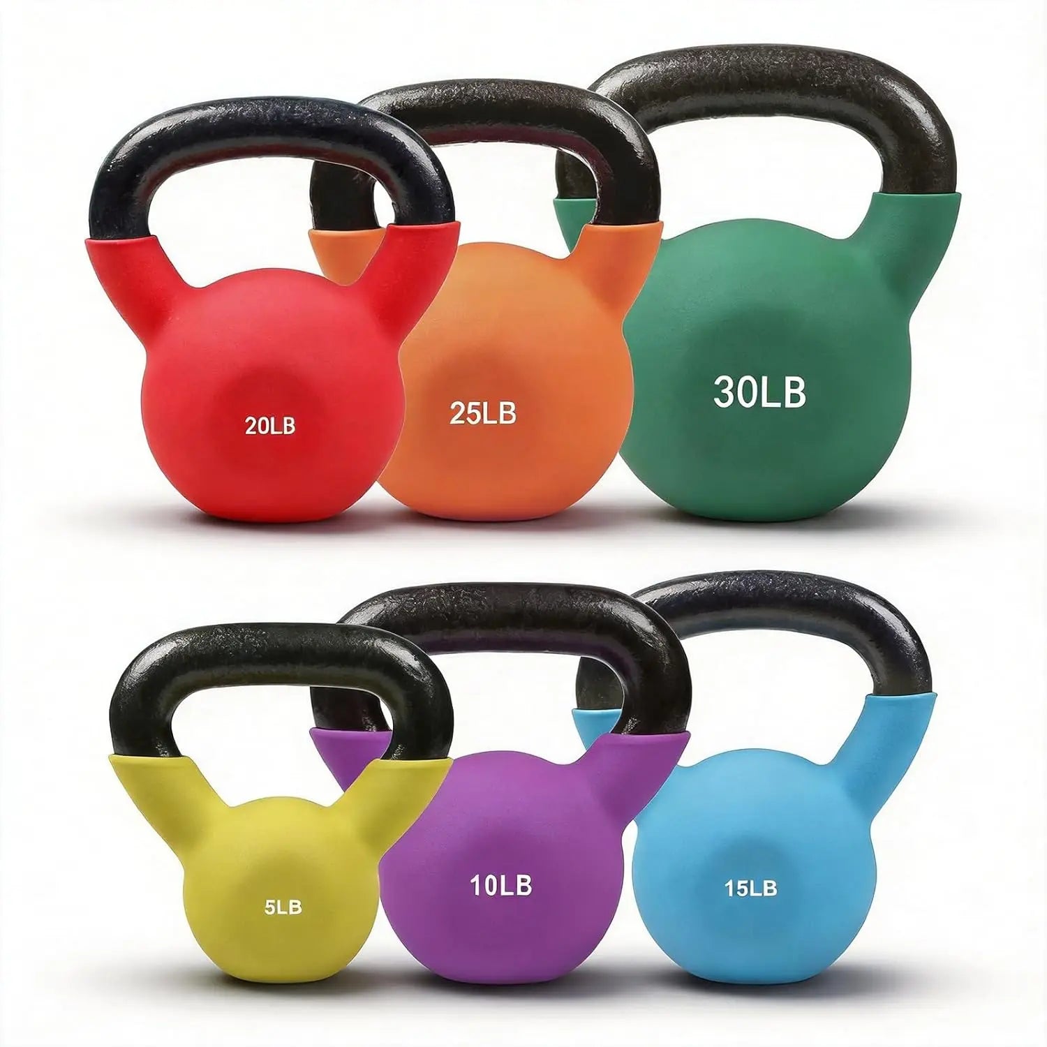 Neoprene Coated Cast Iron Kettlebell