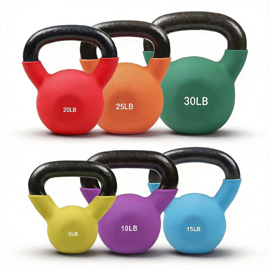 Neoprene Coated Cast Iron Kettlebell