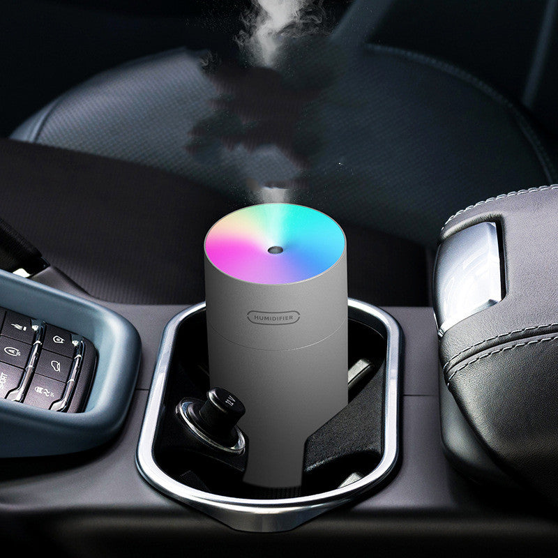 Mini USB Colorful Cup Humidifier With Light For Car Office