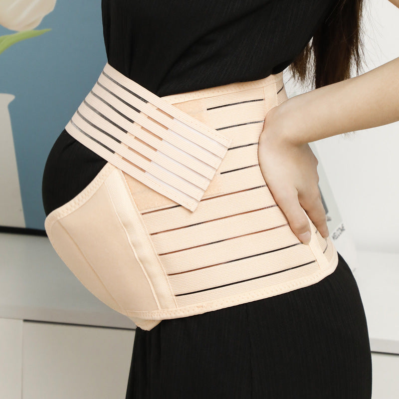 Maternity Support Belt Three-Piece Adjustable Elastic Waist Belt